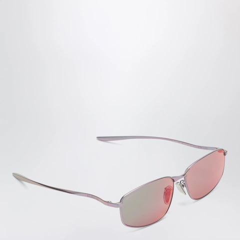 Balenciaga Rectangular Pink Metallic sunglasses