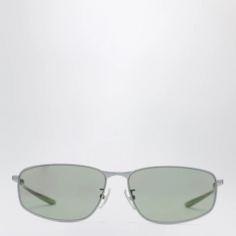 Balenciaga Rectangular Pink Metallic sunglasses
