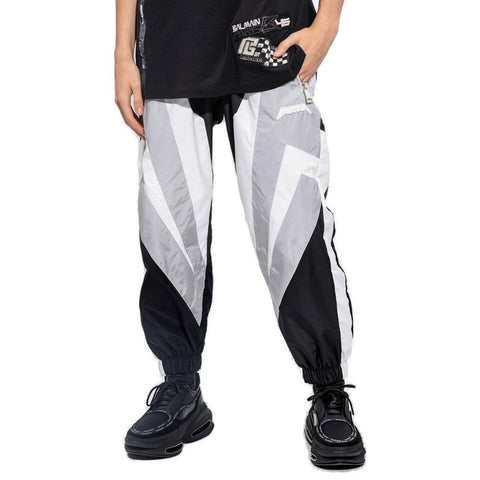 Balmain Black Polyester Joggers (Workout Pants)