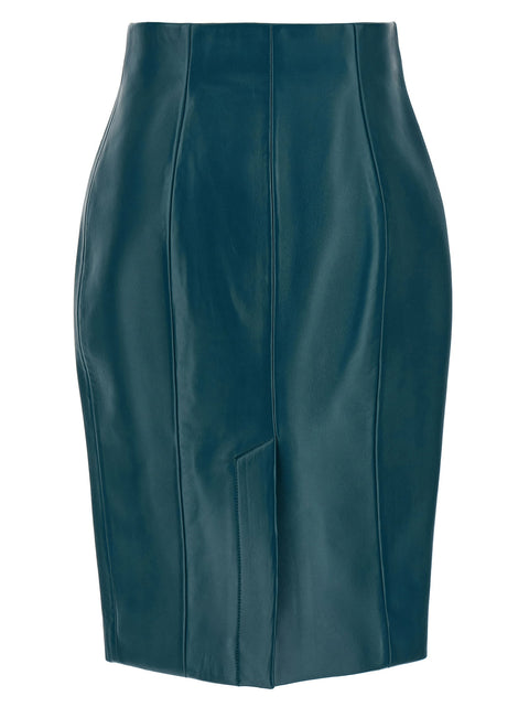 Balmain Xl Zip Skirt