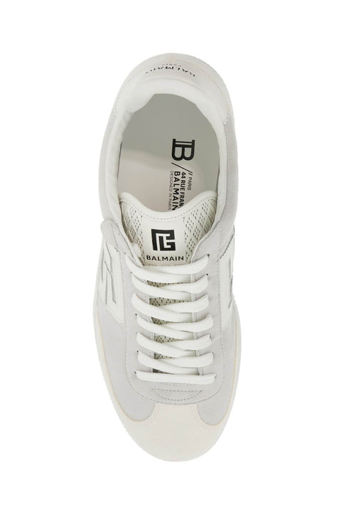 Balmain leather swan sneakers for-men > shoes > sneakers-Balmain-41-White-Urbanheer
