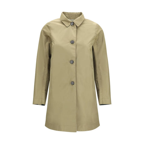 Barbour Bicolor Polyester Trench Coat