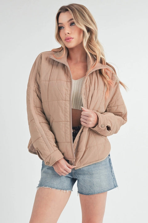 Bebe Puffer Jacket-Puffer Jacket-AEMI + CO-S-Oat-Urbanheer