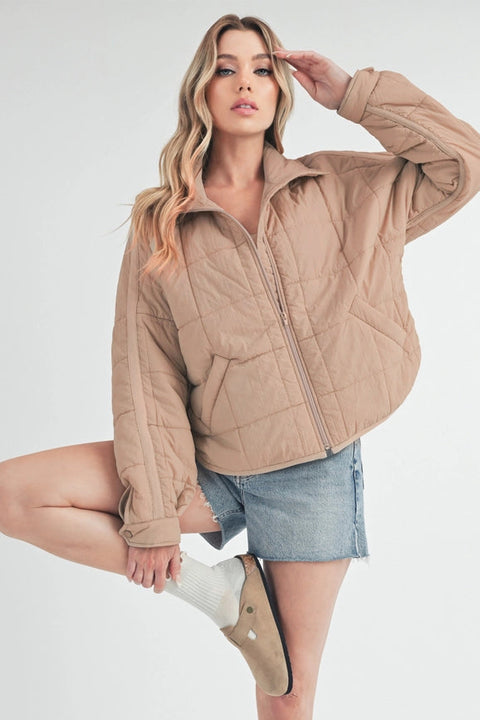 Bebe Puffer Jacket-Puffer Jacket-AEMI + CO-S-Oat-Urbanheer