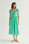Bella Puff Sleeve Midi Dress