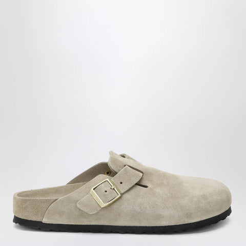 Birkenstock Boston Exquisite suede clogs in taupe