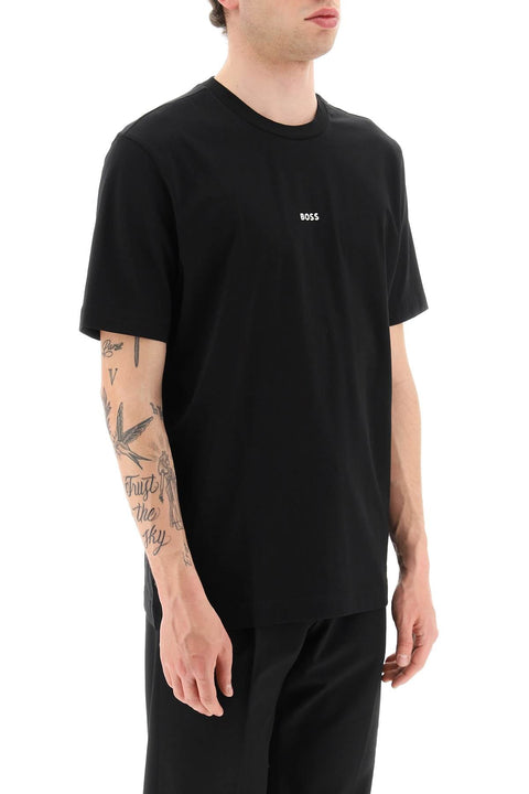 Boss tchup relaxed fit t-shirt-Men > Clothing > Topwear-Boss-l-Black-Urbanheer