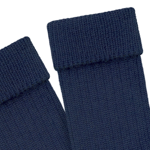 British Wool Hiking Socks Navy-Socks-Paul James Knitwear-6-8-Urbanheer