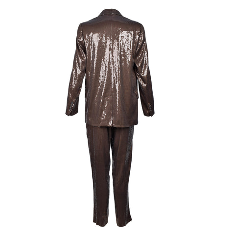 Brunello Cucinelli Beige Acetate Two-Piece Suit