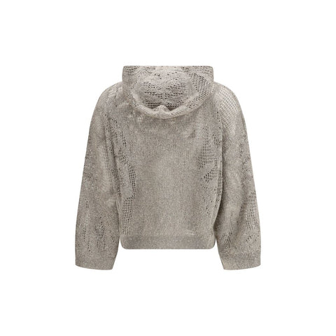 Brunello Cucinelli Beige Linen Hoodie