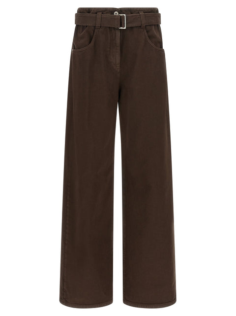 Brunello Cucinelli Belted Jeans