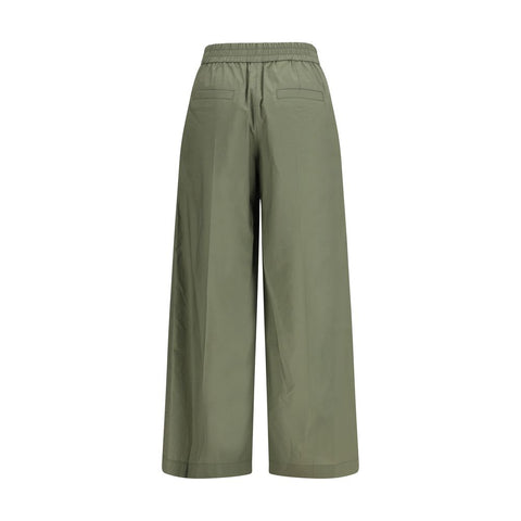 Brunello Cucinelli Bicolor Cotton Casual Pants