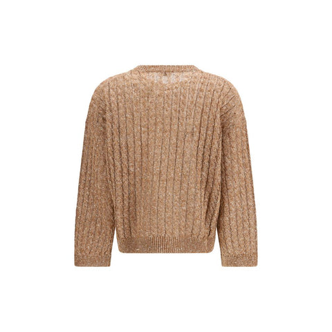 Brunello Cucinelli Brown Linen Sweatshirt