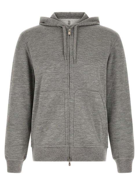 Brunello Cucinelli Cashmere And Silk Hoodie