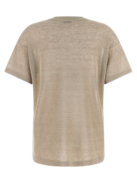 Brunello Cucinelli Dazzling Collar Sweater