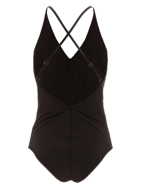 Brunello Cucinelli Dazzling Stripes One-piece Swimsuit