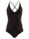 Brunello Cucinelli Dazzling Stripes One-piece Swimsuit