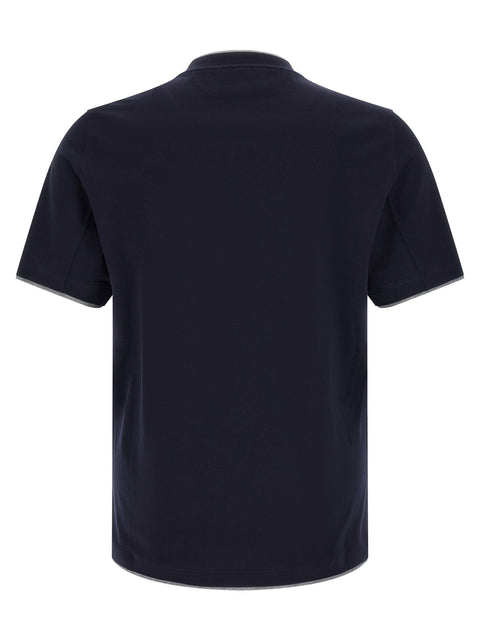 Brunello Cucinelli Double Layer T-shirt