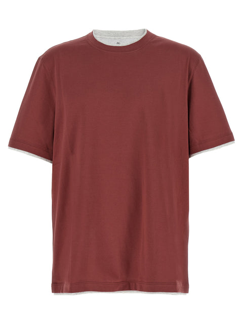 Brunello Cucinelli Double Layer T-shirt