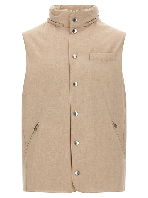 Brunello Cucinelli Flannel Vest