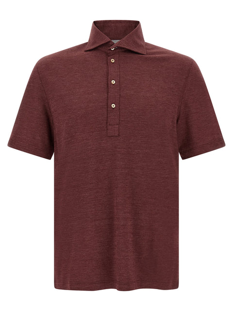 Brunello Cucinelli French Collar Polo Shirt
