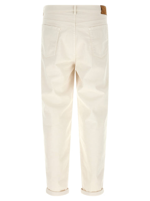 Brunello Cucinelli Garment-dyed Denim Jeans