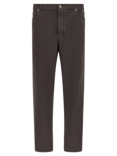 Brunello Cucinelli Garment-dyed Denim Jeans