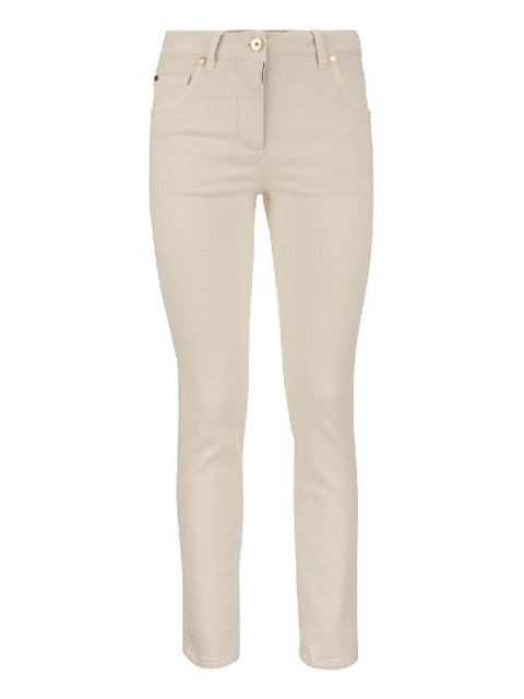 Brunello Cucinelli Gray Cotton Casual Pants