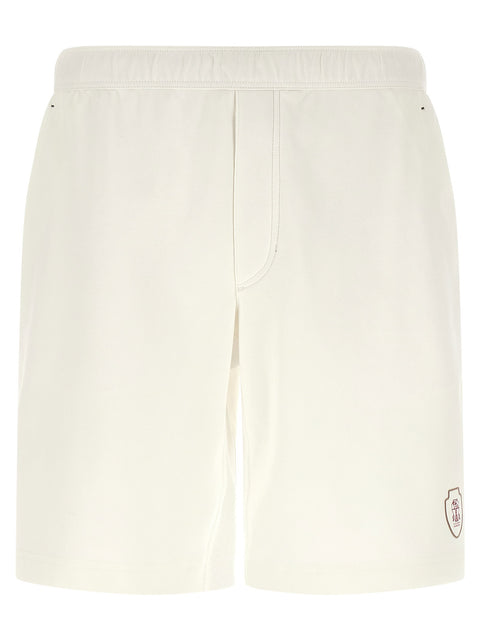 Brunello Cucinelli Interlock Cotton Bermuda Shorts