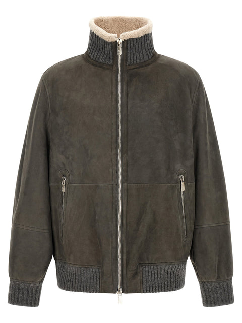 Brunello Cucinelli Leather Jacket