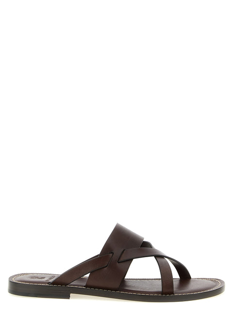 Brunello Cucinelli Leather Sandals