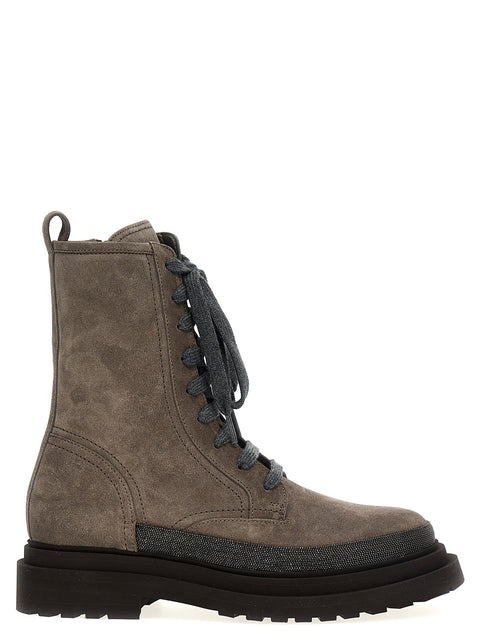 Brunello Cucinelli Monile Ankle Boots