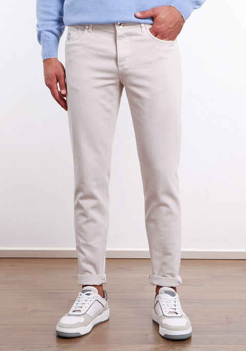 Brunello Cucinelli Multicolor Cotton Casual Pants