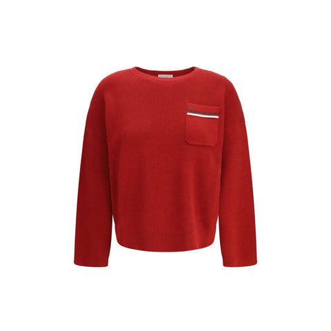 Brunello Cucinelli Multicolor Cotton Sweatshirt