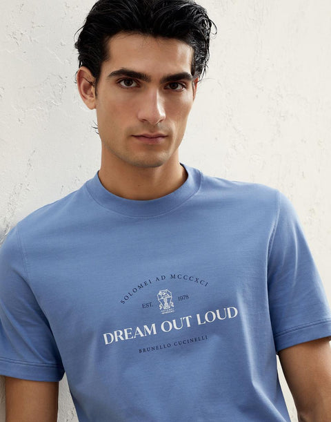 Brunello Cucinelli Multicolor Cotton T-Shirt
