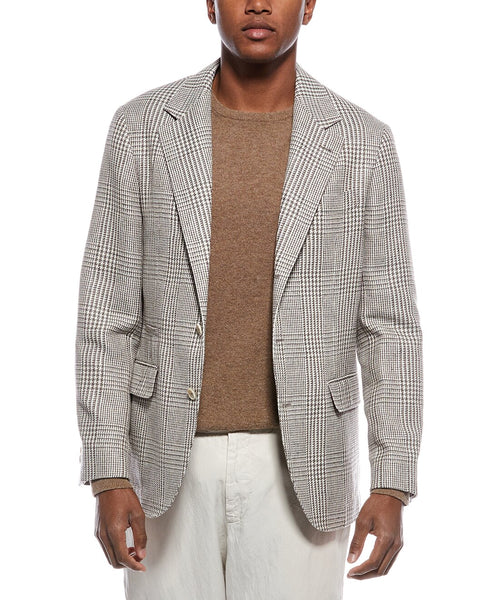 Brunello Cucinelli Multicolor Linen Blazer