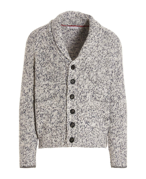 Brunello Cucinelli Multicolor Wool Cardigan