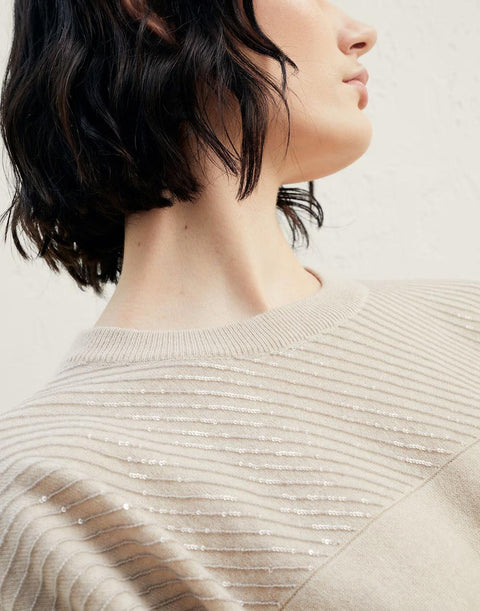 Brunello Cucinelli Natural Cashmere Sweater