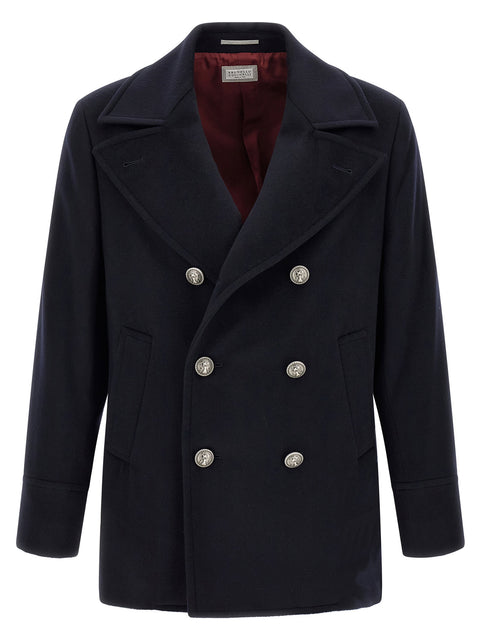 Brunello Cucinelli Peacoat Coat