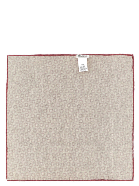 Brunello Cucinelli Polka Dot Pocket Clutch Bag