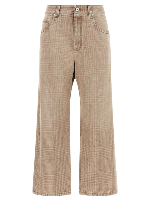 Brunello Cucinelli Prince Of Wales Jeans