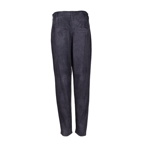 Brunello Cucinelli Purple Leather Pants