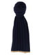 Brunello Cucinelli Ribbed Cashmere Knit Scarf