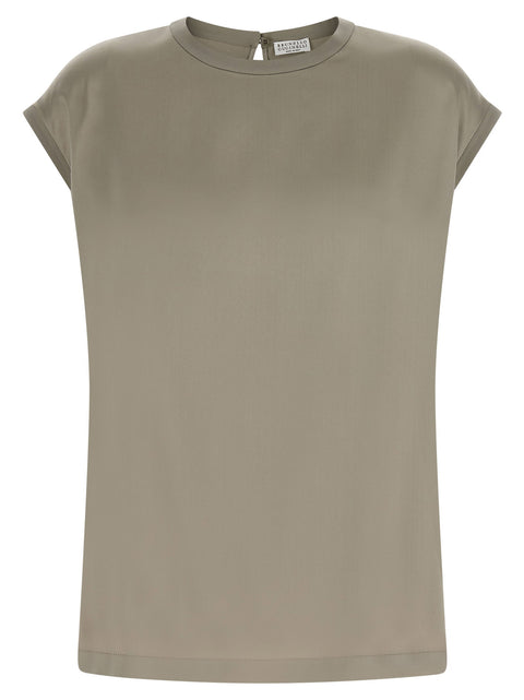 Brunello Cucinelli Satin Blouse
