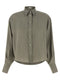 Brunello Cucinelli Sequin Collar Shirt