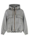 Brunello Cucinelli Shiny Zipper Pull Bomber Jacket