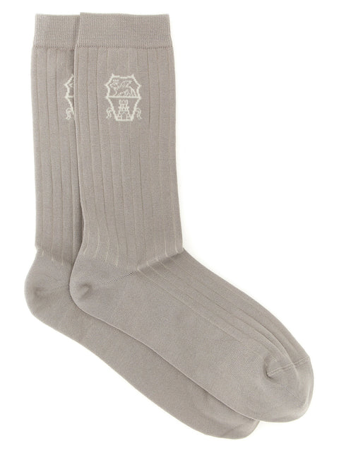 Brunello Cucinelli Socks Coat Of Arms Of Solomeo