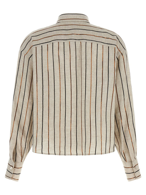 Brunello Cucinelli Sparkling Stripes Shirt