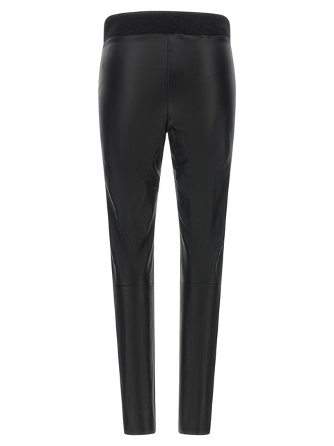 Brunello Cucinelli Stretch Nappa Leather Leggings