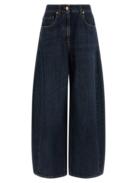 Brunello Cucinelli The Wide Barrel Jeans